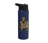 California Yellowtail Bigfoot Fisher Kingfish Stainless Steel Insulated Water Bottle