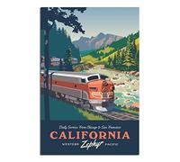California Zephyr Train Vintage Poster Canvas Art Print Office Family Bedroom Decorative Posters Gift Wall Decor Poster 12x18inchs(30x45cm) Unframe-.