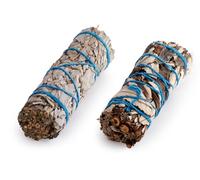 Californian White Sage and Yerba Santa Smudge Sticks 4 Inch Meditation-Mindfulness-Healing-Spiritual-Wellbeing(Californian White Sage and Yerba Santa)