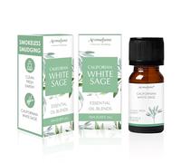 Californian White Sage Essential Oil Diffuser Blend by Aromafume | 3x10ml/0.33 fl oz | Aromatherapy Oil for Cleansing Negative Energy & Protection | Ethically sourced | Sage Oil for Smokeless Smudging