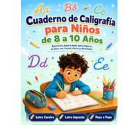 Caligrafía para Niños de 8 a 10 Años | 3º y 4º de Primaria | Letra Ligada y Ejercicios para Mejorar la Escritura