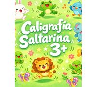 Caligrafía Saltarina 3+ V1: Cuaderno de primeros trazos para niños y niñas