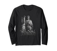 Caligula Roman Emperor Dark Statue Aesthetic Long Sleeve T-Shirt