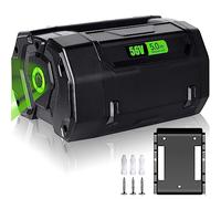 CaliHutt 【Upgrade!】 56V 5.0Ah Replace Battery for EGO Power+ BA1400T Battery Lithium Ion Battery Compatible with 56V Power Tools CS1604 CS1804 CS1403 HT2400 for Power Station PST3040 +Battery Holder