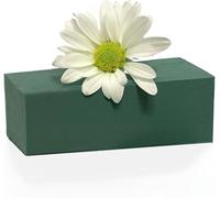 Caliko 1x Wet Brick Floral Foam Block | 23x11x7cm Large Wet Florist Foam Bricks for Fresh Flowers | Flower Foam Blocks for Wedding Aisle, Birthdays | Home Decoration Flower Arranging Accessories.