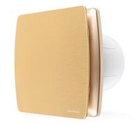 calimaero® BREEZE Bathroom Extractor Fan 100mm with Over-run And Backdraft Shutter, 4 inch Bathroom Fan with Humidity Sensor, Energy Efficient, Quiet, Plastic 12 W, 95m³/h, 32db, Ipx4,