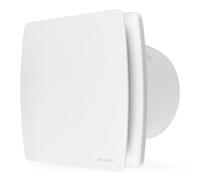 calimaero® BREEZE Bathroom Extractor Fan 150mm with Over-run and Backdraft | 6 inch Bathroom Fan with Humidity Sensor, Energy Efficient, Quiet, Plastic 18W, 240m³/h, 35db, Ipx4