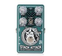 Caline CP-509 Stack Attack Preamp Overdrive & Compressor Pedal True Bypass Aluminum Alloy Casing