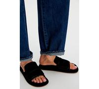 Caliope Loafer Sandals by Paloma BarcelÃ³ at Free People in Black Suede, Size: EU 40 - female