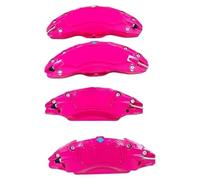 Caliper Covers Y5GF Wheel Hub Front And Rear Brake Caliper Cover For 3 2025 Aluminum Covers Modification Accessories(Pink)