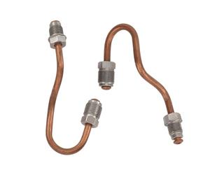 Caliper Rear Brake Pipes Copper Brake Bridge Tube with Stainless Steel Connector Replacement for SEAT Altea Toledo Leon
