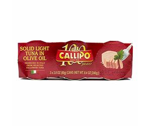 Calipo Tuna (Dolphin Safe) in Olive Oil - 3-2,8oz Cans by Callipo [Foods]