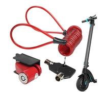 Calipr Sentinel Hub: Electric Bike Tire Defender, Motion Catcher, Mini Blocker | Solid Alloy Bolts, Elastic Spiral Alert Cord