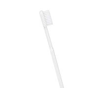 CALIQUO Organic Plastic Toothbrush with Refillable Head, Environmentally Friendly Than a Bamboo Toothbrush, Made from Castor Oil, White, Soft Version