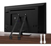 Calish 2 Pcs Heavy Duty TV & Furniture Anti Tip Straps, TV Straps Child Safety, Adjustable Safety Furniture Wall Anchors for Flat Screen TV, Cabinets, VESA Screws to Fit Latest TVs, with Strap Locks