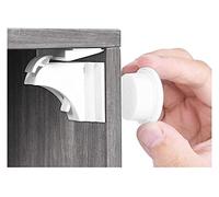 Calish Child & Baby Safety Proof Magnetic Cupboard Locks (10 Locks + 2 Keys), No Screws or Drilling, Protect Your Kids & Toddlers, Bonus Instruction Video