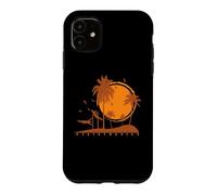 Calisthenics Fitness Human Flag on the Beach Case for iPhone 11