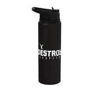 Calisthenics Workout Destroy Gravity Stainless Steel Insulated Water Bottle