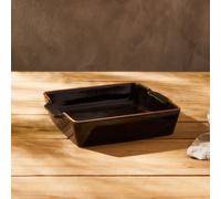 Calisto Terracotta Black Glazed Oven To Table Dish