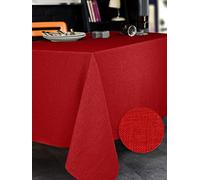 CALITEX 3372360502904 Rectangular Polyester Tablecloth, polyester, cerise, 250x150 cm