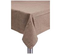 CALITEX 3372360511043 Rectangular Tablecloth Polyester, polyester, taupe, 350x150 cm