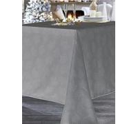 CALITEX Festive Jacquard Tablecloth Giscaro Anthracite 150 x 300 cm