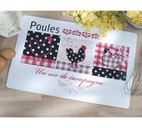 Calitex - Set of 6 PVC Place Mats with "Un air de Campagne " 44 x 28 cm