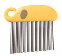 Calkkrer Crinkle Cut Knife, Stainless Steel Wavy Cutter For Potatoes, Fries, Vegetables, Fruit, Wavy Fries Cutting Tool, Julienne, Spätzle, Baby Food Preparation