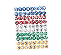 Call Balls for Group Games, Portable Tombola Numbers 1-50,1 to 80 | replacement-ready for lost pieces, simple to mix in a basket, works for classroom raffles