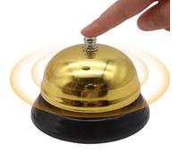Call Bell - Metal Table Sound Bell, Portable Durable Ring Tool | Anti Rust Service Bell Loud Signal Device Counter Hotel Restaurant Office Kitchen Bar Reception Area Desktop Alert Set Up