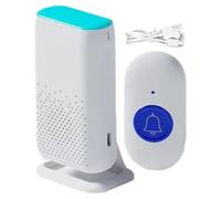 Call Button For Elderly - Smart Wireless Caregiver Pager Calls Bell With LED Light, Rechargeable Life Alert System Buzzer, 4 Levels Adjustable Volume - For Disabled Patients Home Nursing