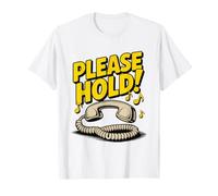 Call Center Agent Who Survives Hold Music Day Humor Phone T-Shirt