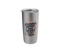 Call Center, Customer Support Where Patience Becomes A Skill Stainless Steel Insulated Tumbler