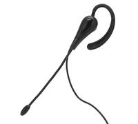 Call Center Headset, 3.5mm Wired Ear Hook Single Sided Customer Service Headphone with Mic, for Laptop Mobile Phones, for Telemarketing