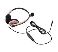 Call Center Headset with Noise Cancelling, Professional Customer Service Headset, HD Voice Communication Telephone Headset for Business Calls, Comfortable Lightweight Design with R (Single 3.5mm)