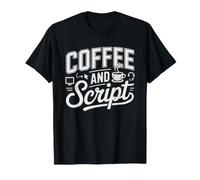 Call Center Worker Running Caffeine Mandatory Scripted T-Shirt