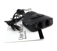 kenable Call Centre Telephone Handset/Headset Training Adapter Mute/Volume/Record