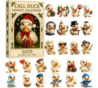Call Duck Advent Calendar 2025, 24 Days of Joy, Christmas Countdown Calendar with Collectible Duck Figures, Holiday Home Décor (2 pcs)
