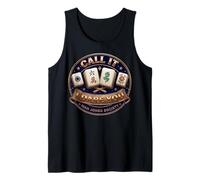 Call It I Dare You! Mah Jongg Tile Game Tank Top