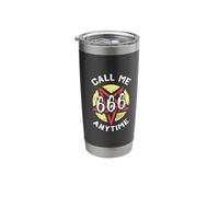 Call Me 666 Anytime Satanic Baphomet Witchcraft Goth Occult Stainless Steel Insulated Tumbler