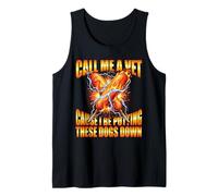 Call Me A Vet Putting These Dogs Down Funny Corn Dog Lovers Tank Top