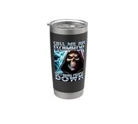 Call Me an Elevator Cuz I Bring People Down Y2K Meme Cringe Stainless Steel Insulated Tumbler