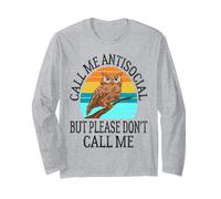 Call Me Antisocial But Please Don't Call Me Funny Introvert Long Sleeve T-Shirt