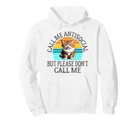 Call Me Antisocial But Please Don't Call Me Funny Introvert Pullover Hoodie