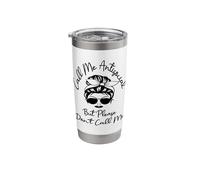 Call Me Antisocial But Please Don't Call Me Funny Introvert Stainless Steel Insulated Tumbler