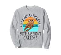 Call Me Antisocial But Please Don't Call Me Funny Introvert Sweatshirt