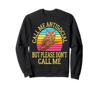 Call Me Antisocial But Please Don't Call Me Funny Introvert Sweatshirt