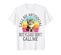 Call Me Antisocial But Please Don't Call Me Funny Introvert T-Shirt