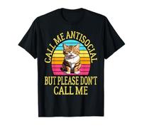 Call Me Antisocial But Please Don't Call Me Funny Introvert T-Shirt