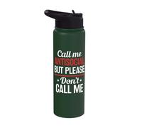 Call Me Antisocial But Please Don't Call Me Stainless Steel Insulated Water Bottle
